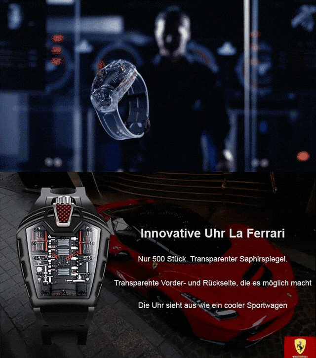 Иновативен часовник за спортни автомобили