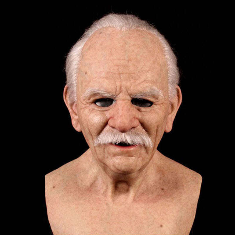 Máscara de látex de simulação de Halloween