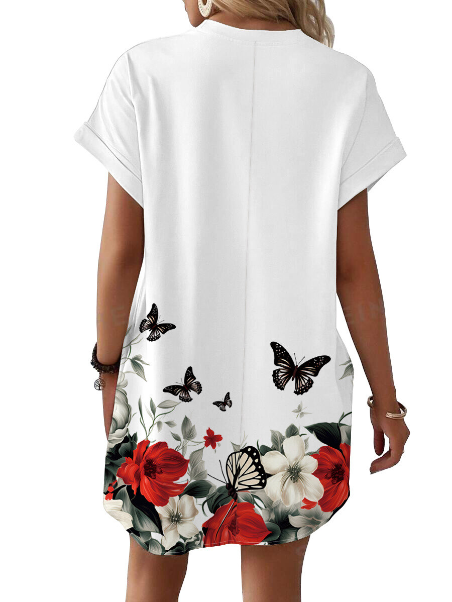 New women's NIKE short-sleeved pocket dress