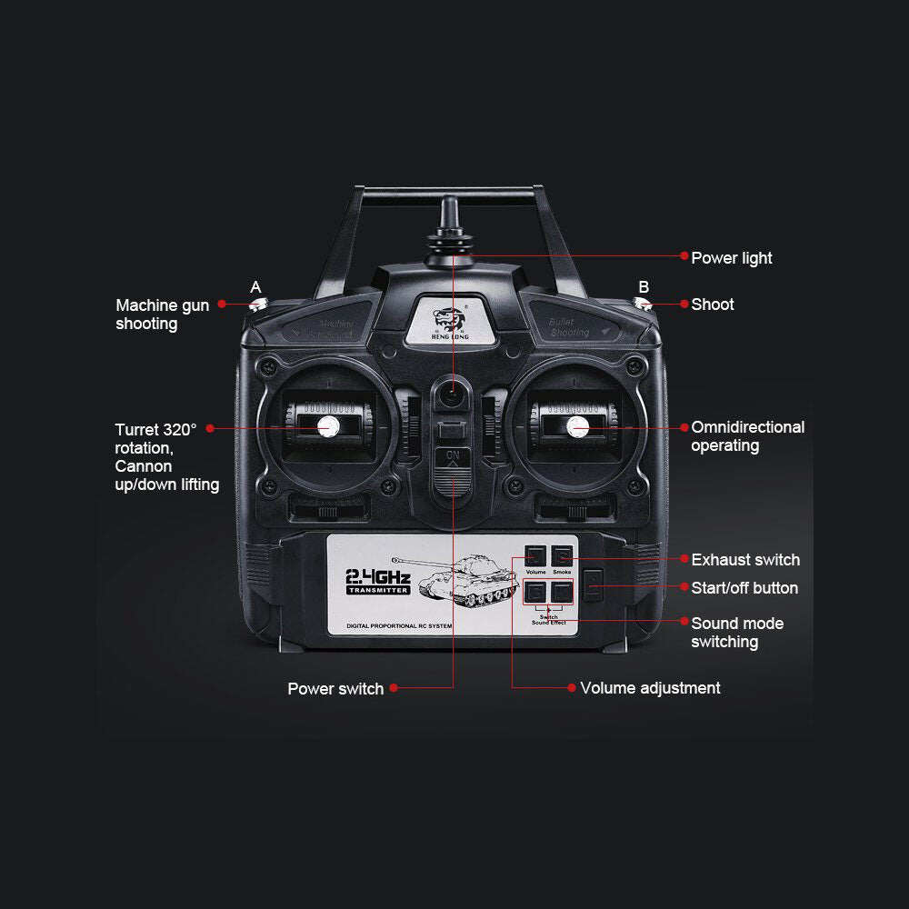 Heng Long RC Tank 1:16 Russian T90 Main Battle Tank