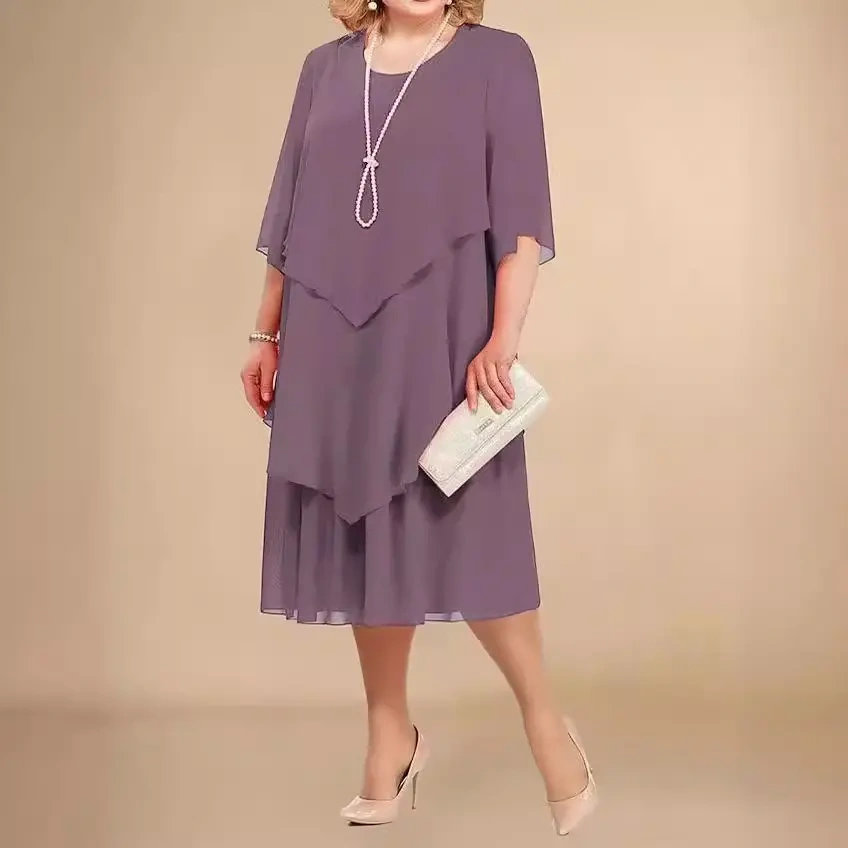 🔥【L-5XL】2024 novo vestido elegante e confortável
