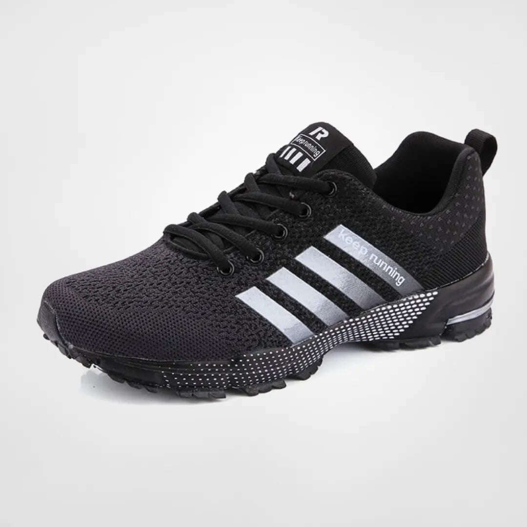 Tênis de corrida respirável unissex sola de corrida antiderrapante