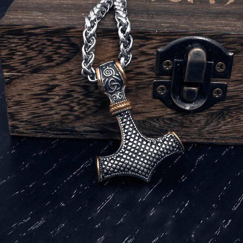 Декоративно съкровище на Тор Mjölnir - стерлингово сребро