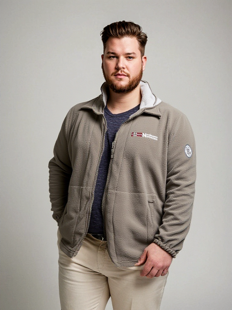 Casaco de lã quente masculino Norway™