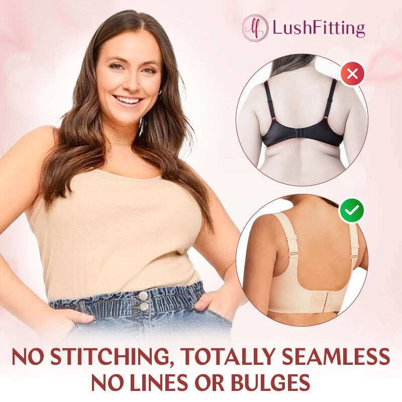 🎁Výpredaj posledného dňa - LushFitting - Bezšvová push Up podprsenka