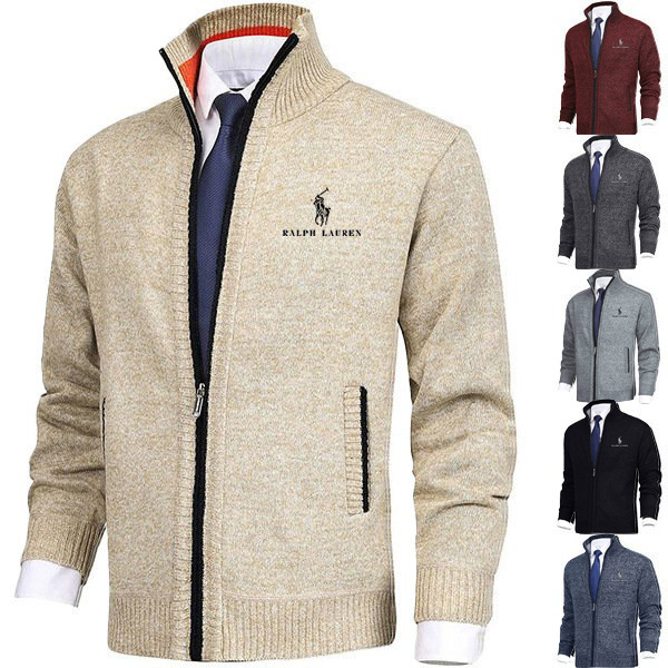 suéter cardigan masculino