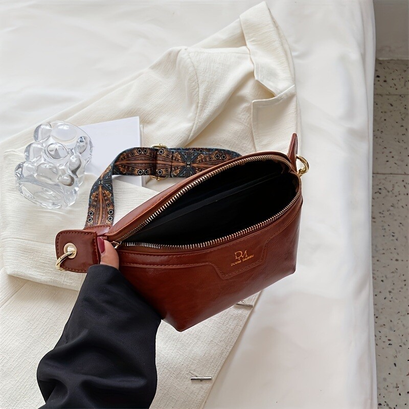 Mala de couro estilo vintage