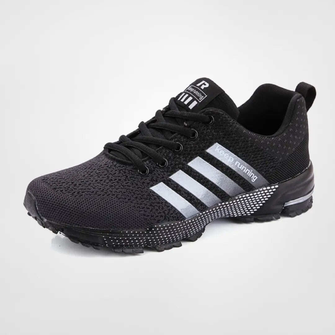 Tênis de corrida respirável unissex sola de corrida antiderrapante