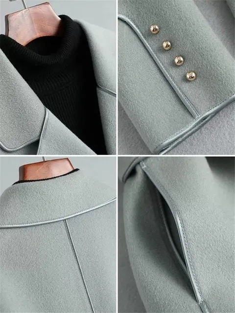 Trench coat de lã virgem, L'Aurablend