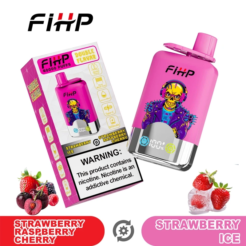 FIHP 40000 Puffs Double Apple Ice & love 666