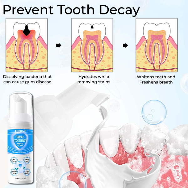 Fivfivgo™ FreshTooth360° szájvíz - Mélytisztító szájvíz
