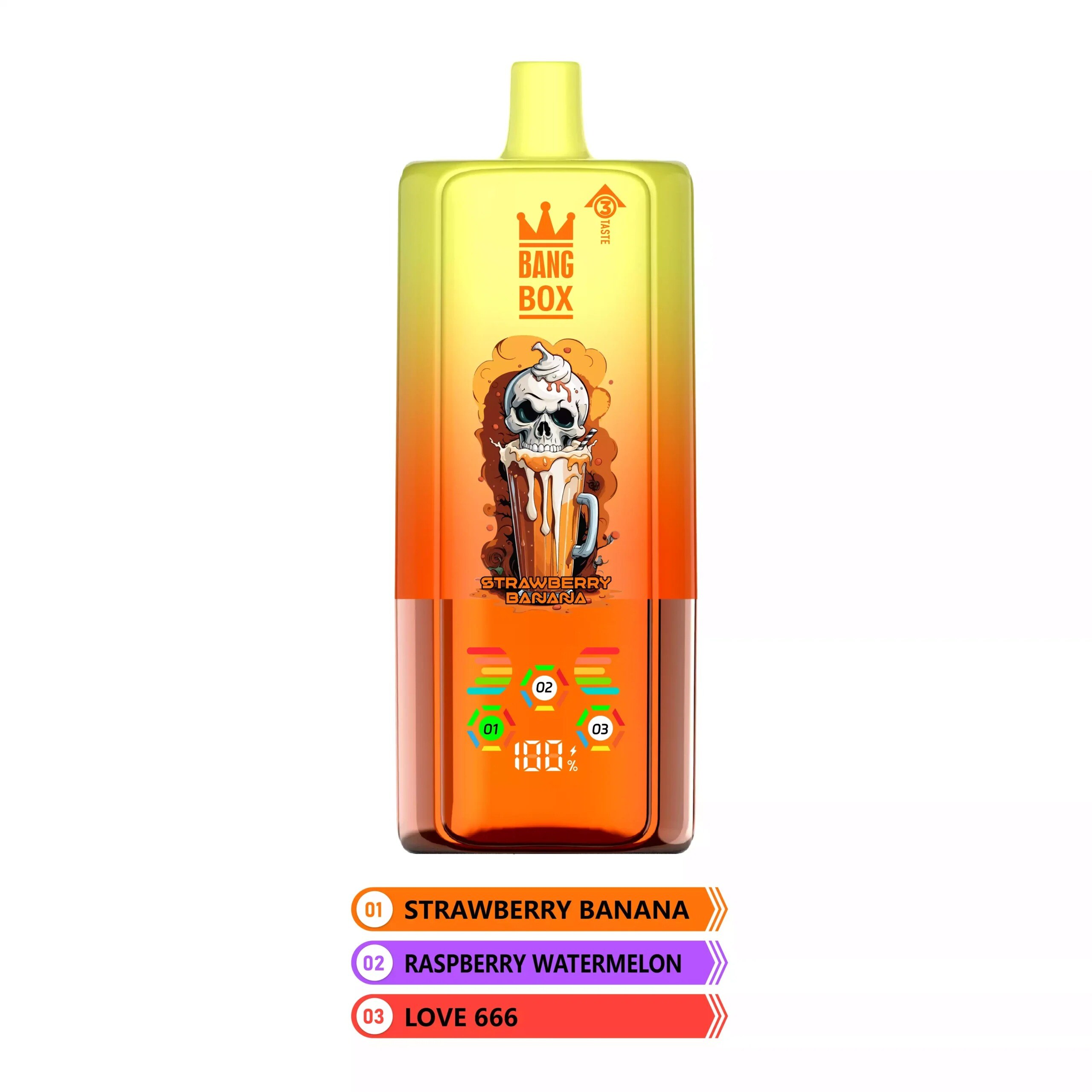 BANGBOX 80000 Puffs 3 az 1-ben Alacsony Nikotintartalmú Eldobható Vaporizátorok Vásároljon Eredeti Újratölthető Eldobható Vaporizátorokat Nagykereskedelemben -