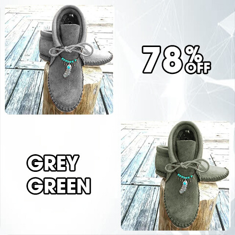 🔥ÚLTIMO DIA 49% OFF🔥 – BOTAS ORTOPÉDICAS DE TUBO CURTO 2023 PARA MULHERES COM PENAS