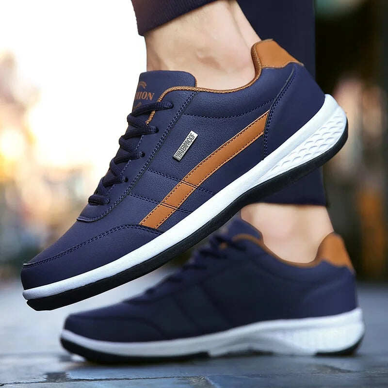 ⭐Świąteczna Wyprzedaż -45% ZNIŻKI ⭐Wygodne męskie skórzane sneakersy ortopedyczne 2023