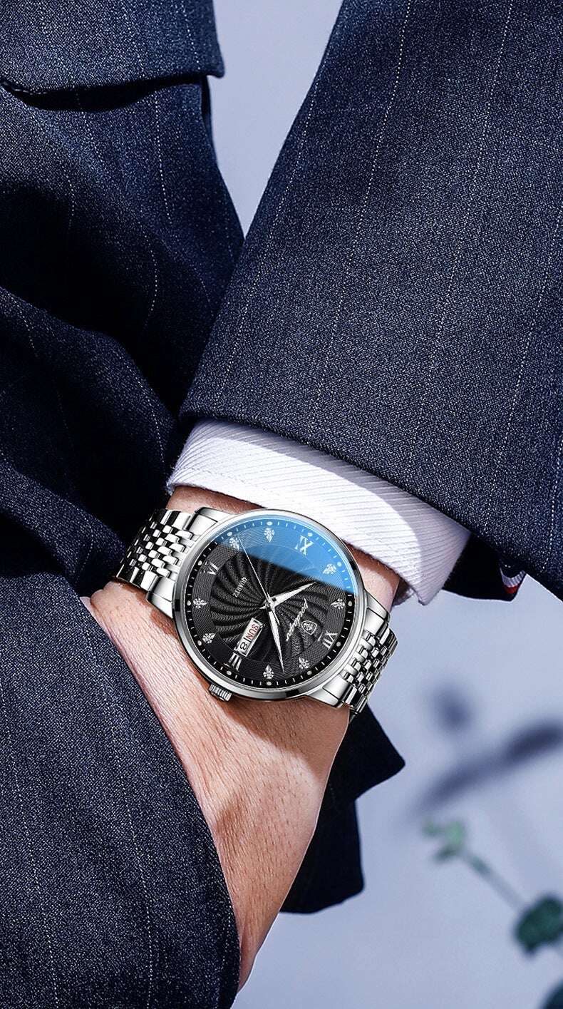 Um relógio portuário clássico [movimento importado da Suíça], unique⌚.