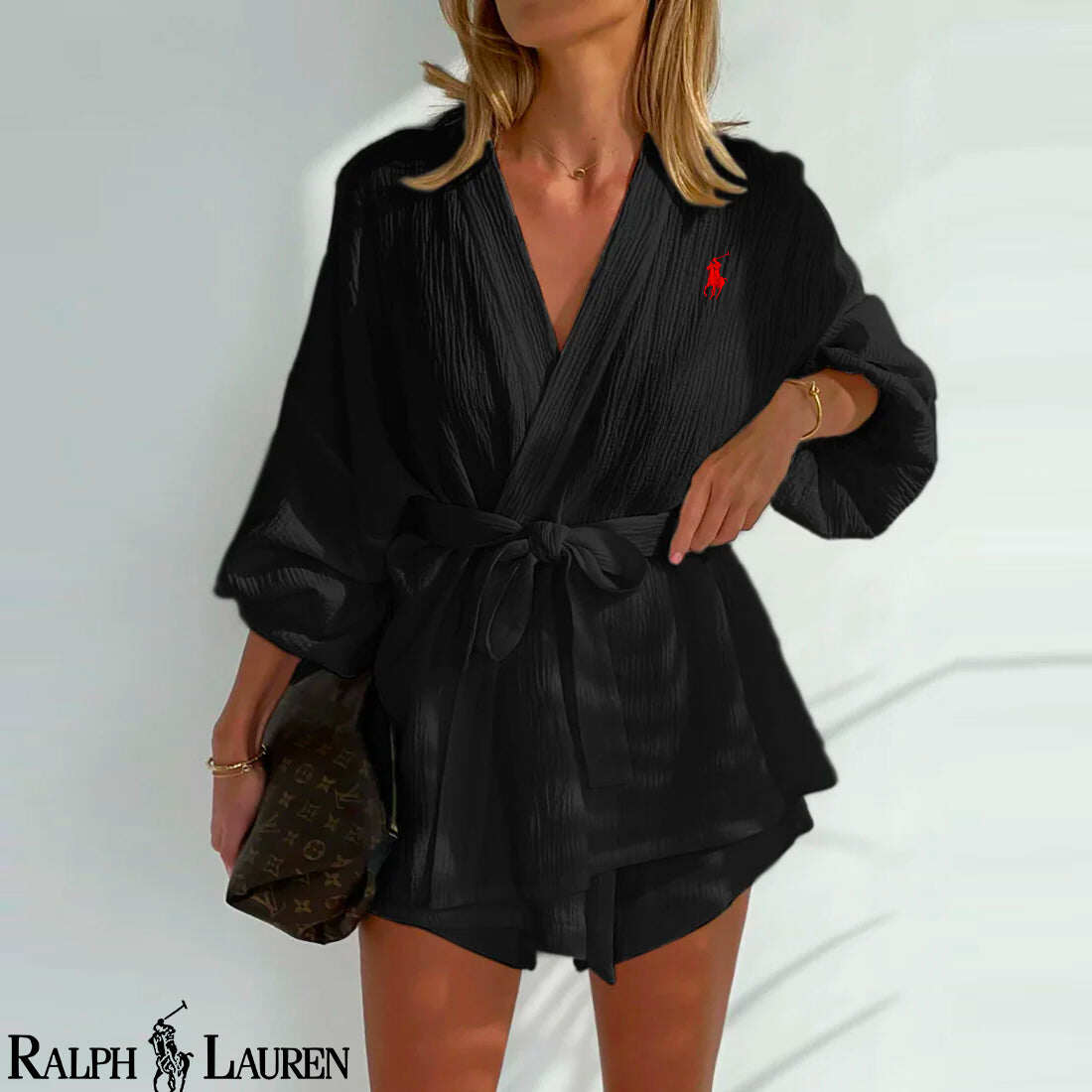 Conjunto de duas peças de algodão