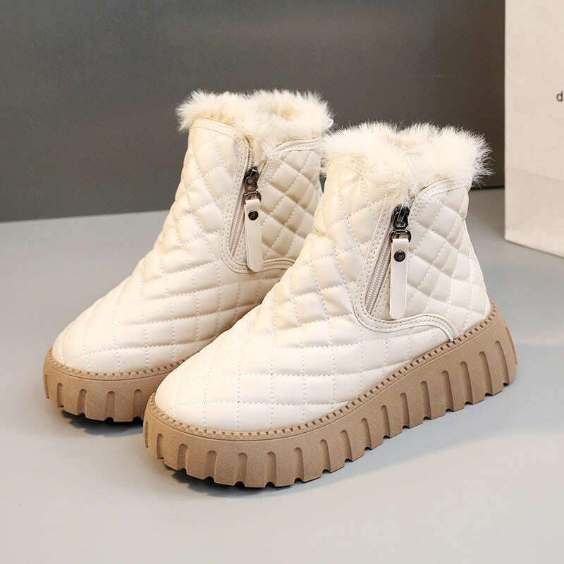 🎅[Presente perfeito] Botas femininas de inverno quentes de lã