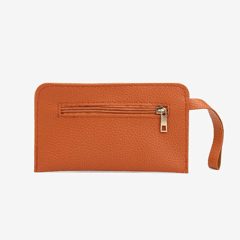 4 unidades de couro PU feminino com borla lazer bolsa crossbody bolsa fixa ex