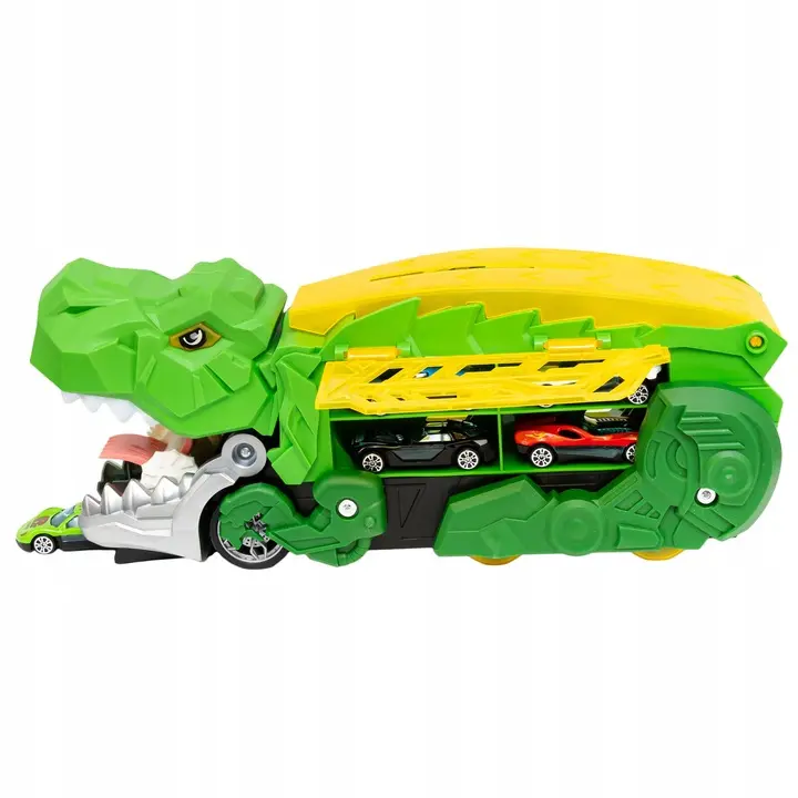 Dino, a falánk vontató ZÖLD + 6 autó
