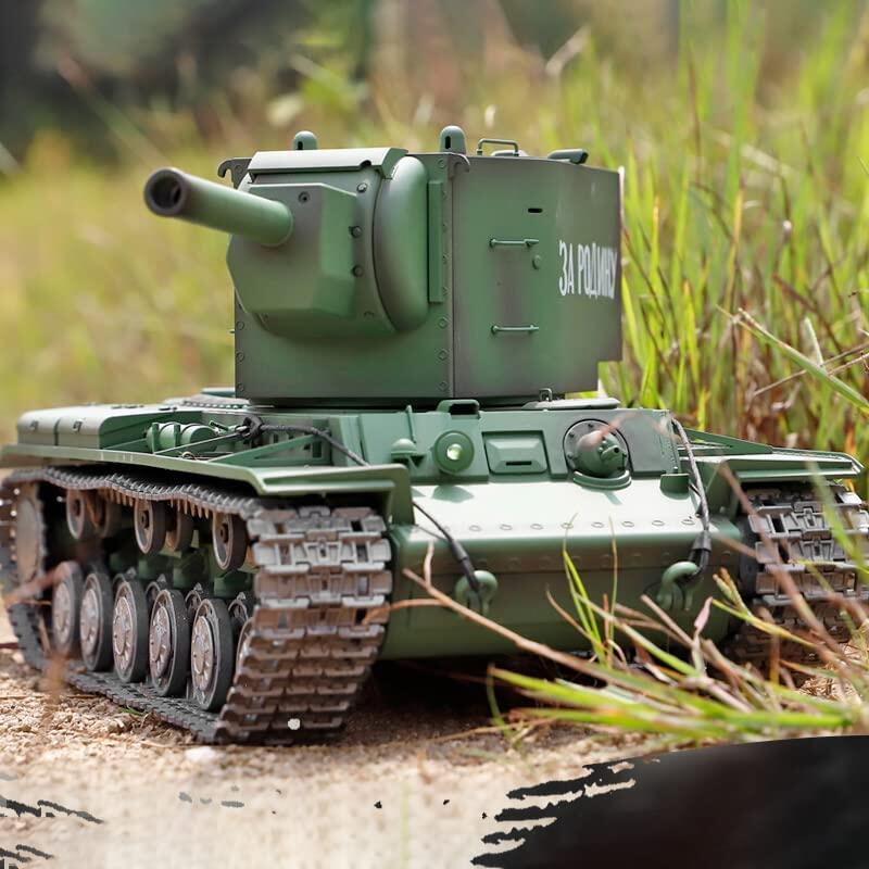 Tanque RC Heng Long 3949 KV-2 soviético TK7.0 - Versão Profissional