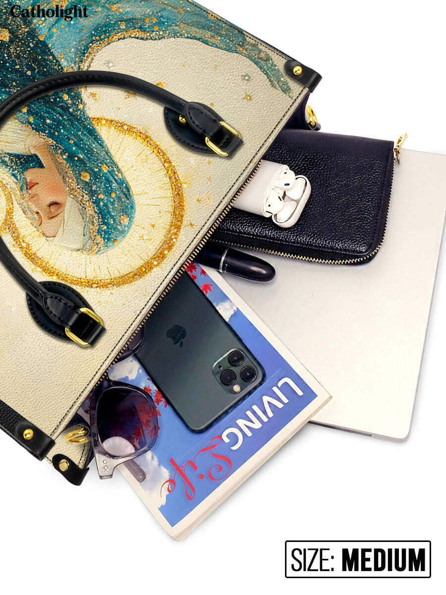 Catholight  Divine Mother’s Embrace Leather Bag