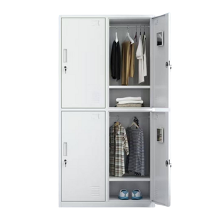 Factory Modern Luxury Design Two Floors Four Doors Large Capacity Moisture Proof Vents Wardrobe