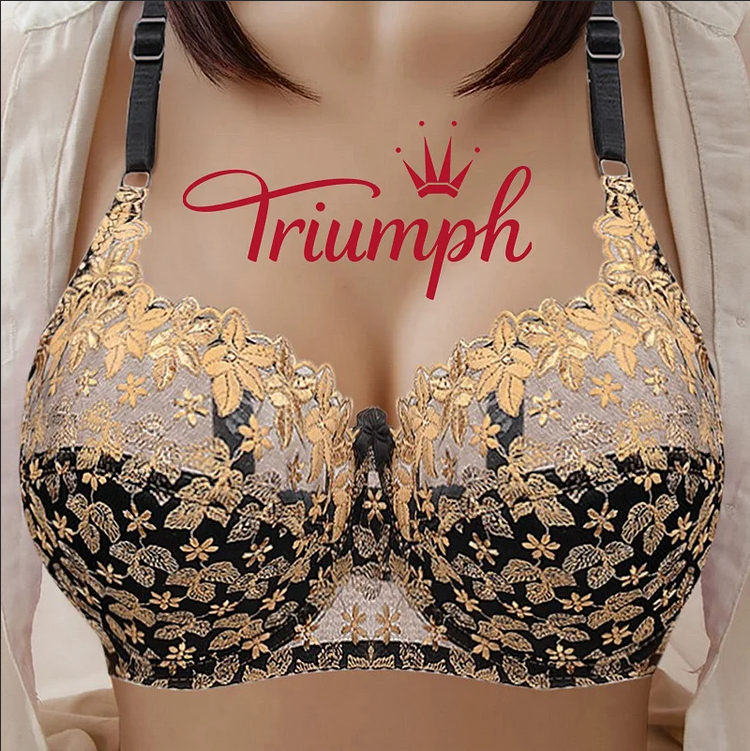 3 peças por € 45 Sutiã de renda bordado Triumph (M-6XL)