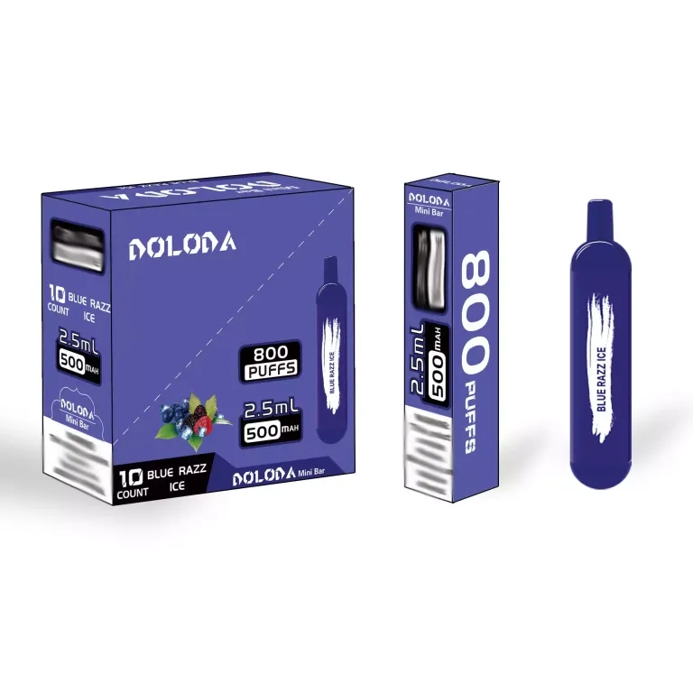 DOLODA Mini bar 800 Puffs Rechargeable Disposable Vape Banana Ice