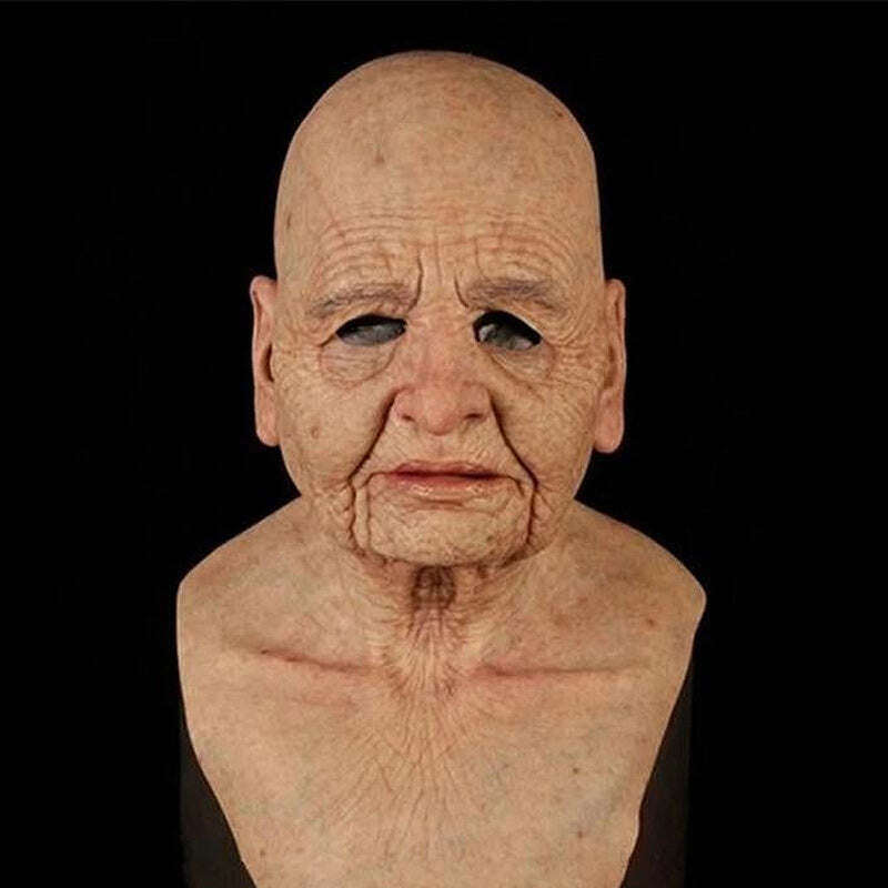 Máscara de látex de simulação de Halloween