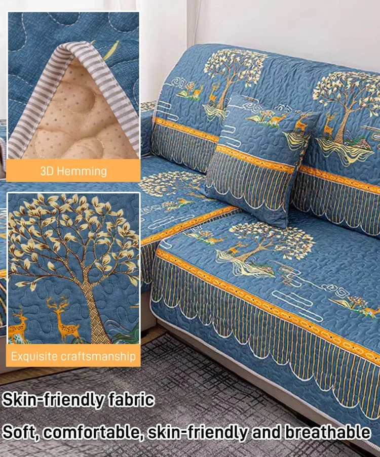 Almofadas de sofá antiderrapantes de alta qualidade para todas as estações.