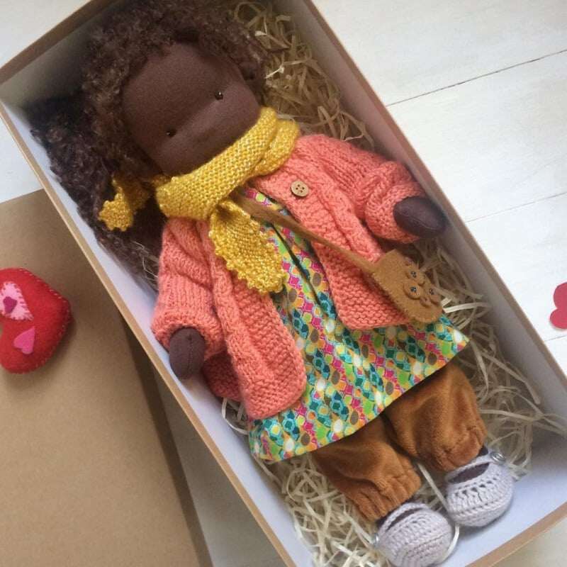 🎁🎁O melhor presente para crianças - Boneca Waldorf feita à mão👧