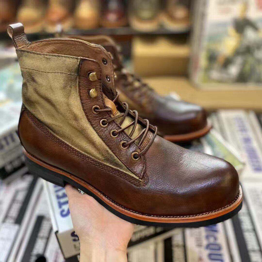 Bota Martin de Couro Casual Clássica | Oferta de metade do preço!🔥