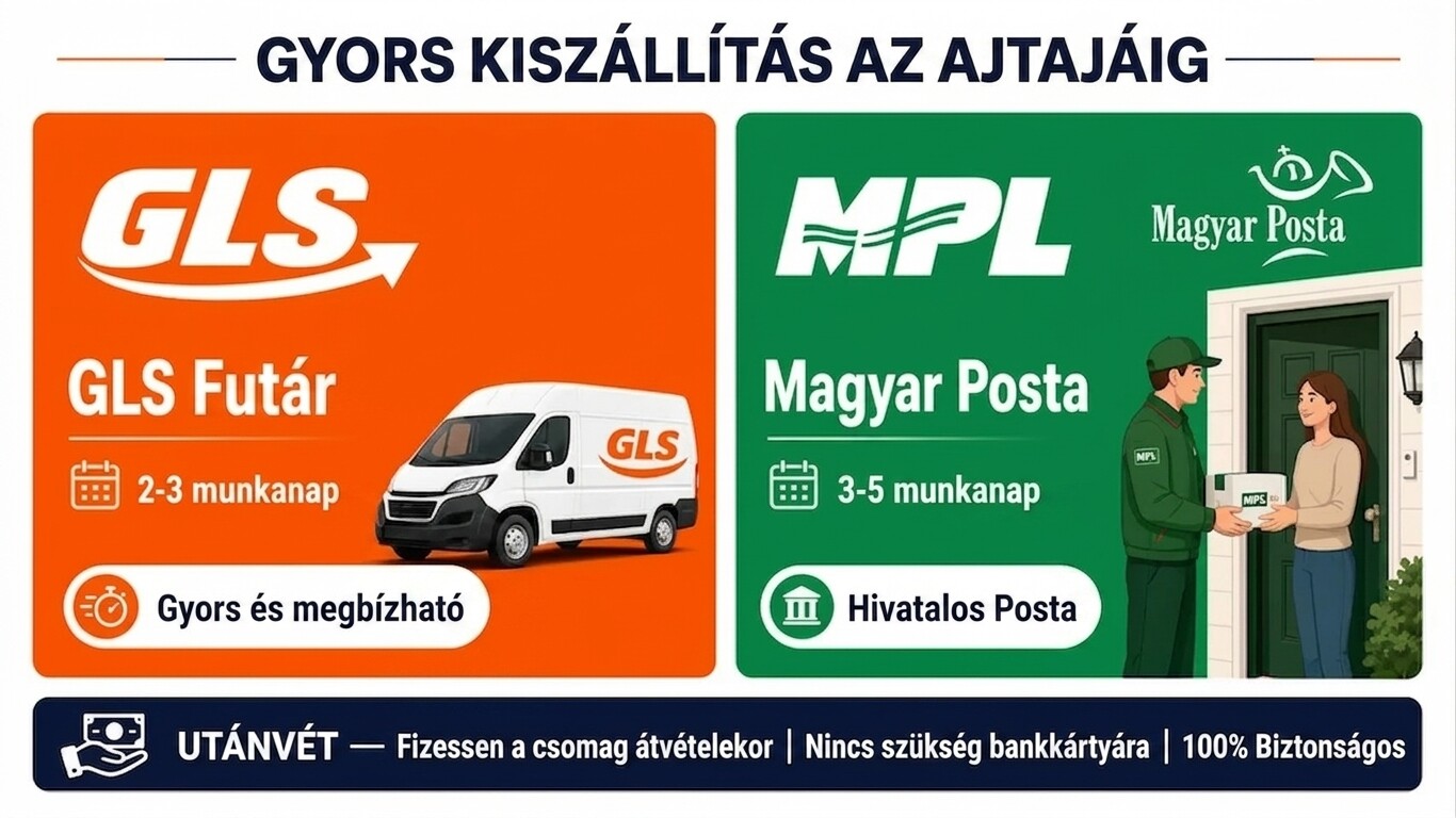 Bang Box 200K utánvét fizetés - GLS futár és MPL Magyar Posta házhoz szállítás