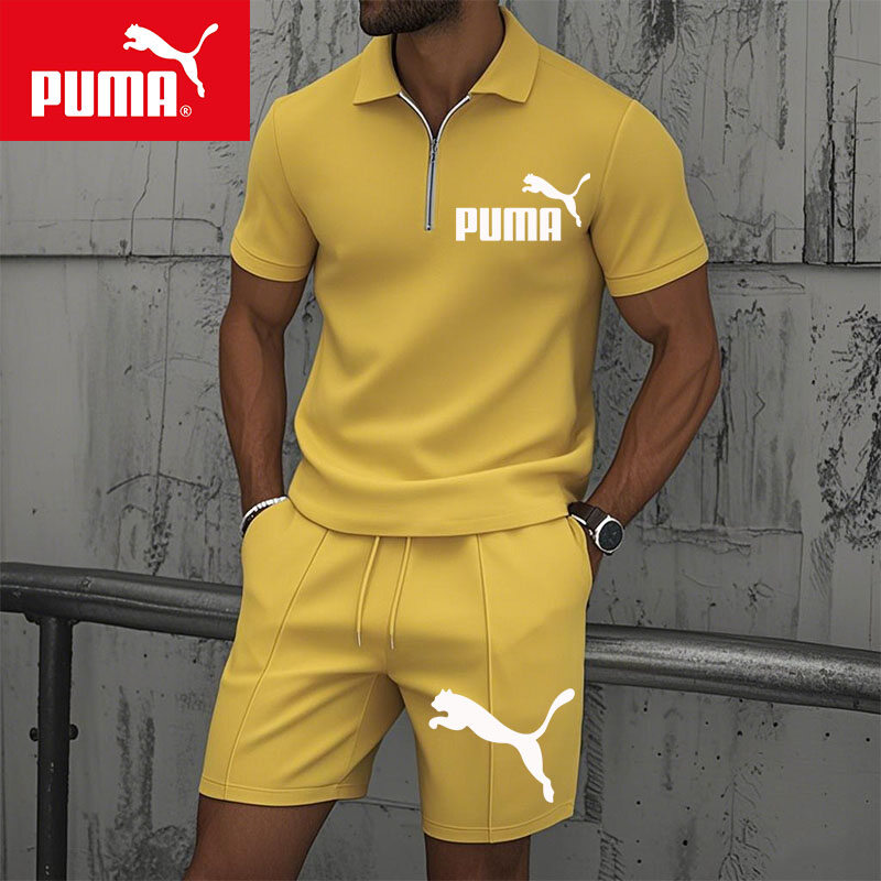 Conjunto Puma de 2 peças, blusa e calções
