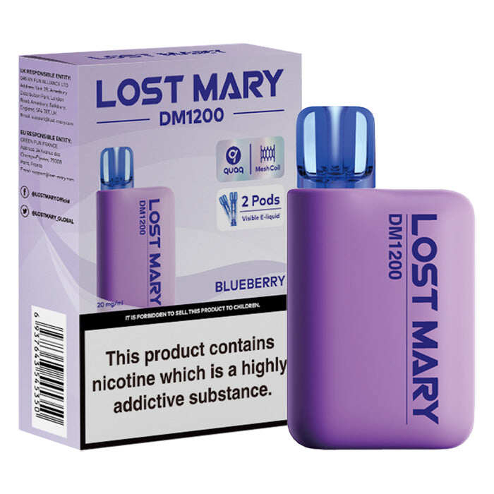 Lost Mary DM1200 Kit Vape descartável