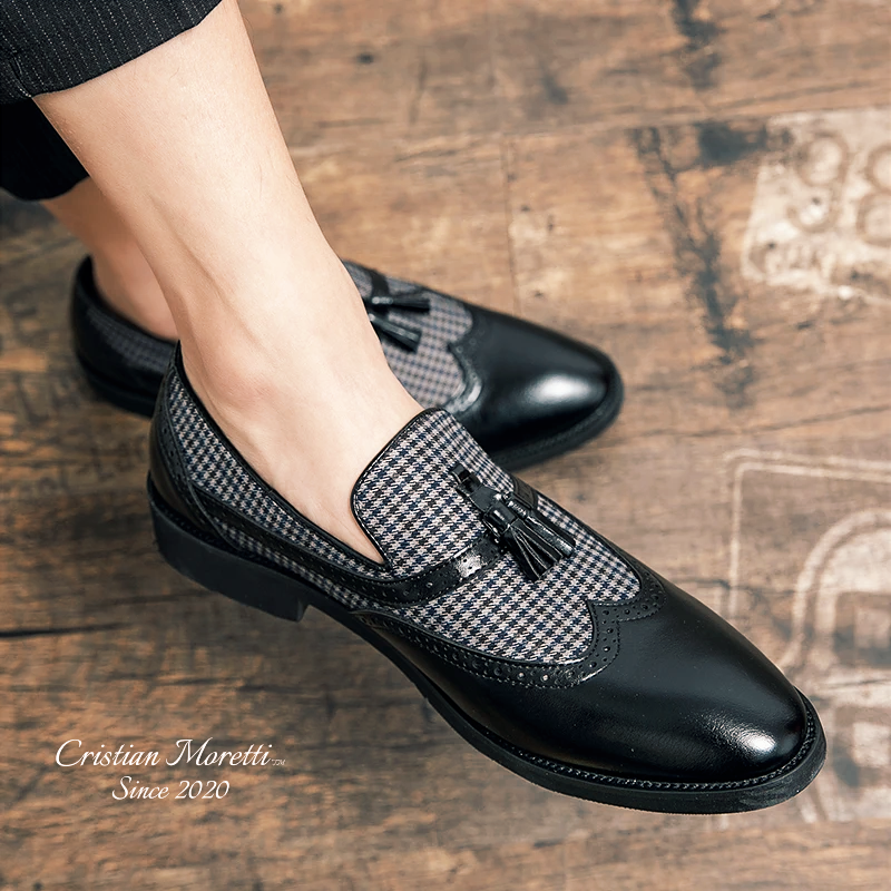 Sapatos Slip-On de Couro Premium Antonio De LucaTM