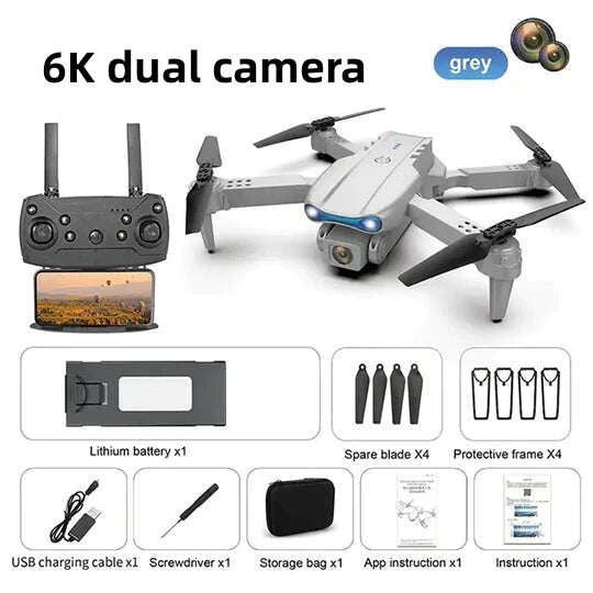 Nejnovější 6K UHD dron s duální kamerou