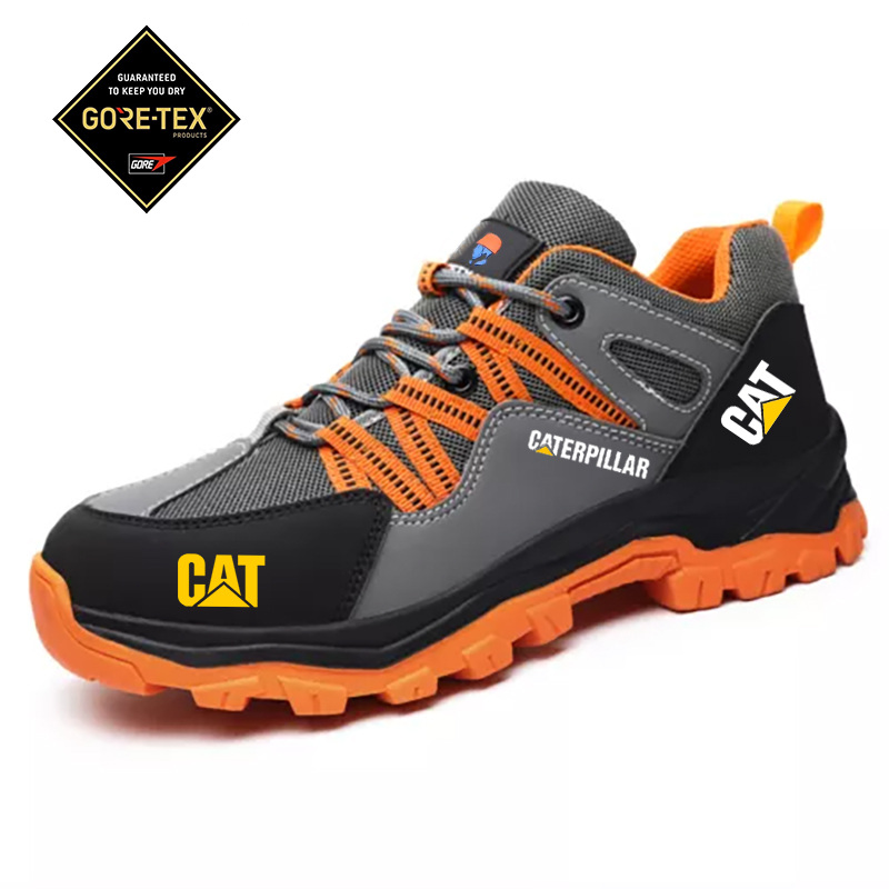 Nowe męskie buty robocze CAT® 2025 ze stalowymi noskami, nietłukące i odporne na przebicie, oferta ograniczona czasowo