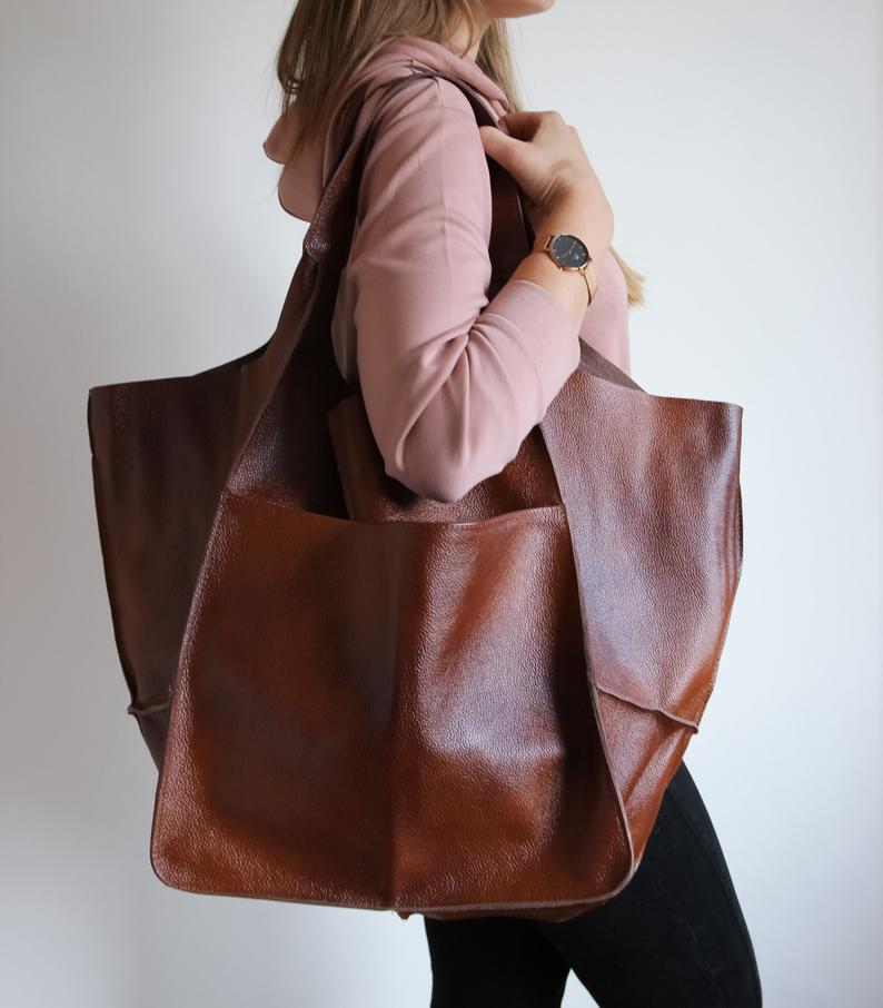 Bolsos de cuero hechos a mano