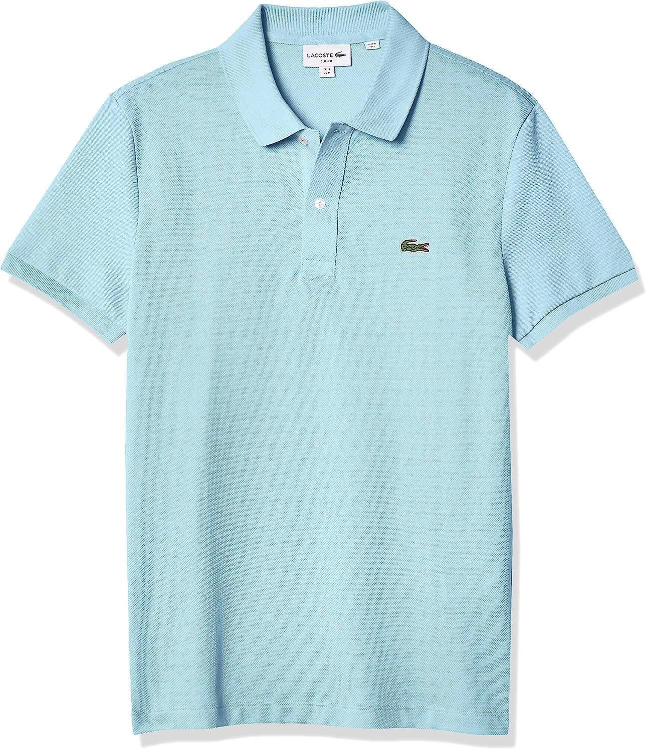 CAMISA POLO MASCULINA LACOSTE CLASSIC PIQUE SLIM FIT MANGA CURTA