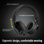GH03 Wireless Gaming Headset, 2.4G Gaming Headset Headphone with Microphone.