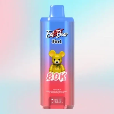 AIVONO AIM FAT BEAR 80000 Puffs Triple Tastes Rechargeable Disposable Vape