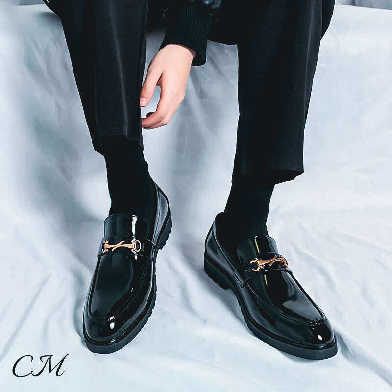 Mocassins de couro 