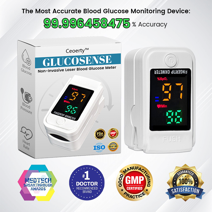 Medidor de glicose no sangue a laser não invasivo Ceoerty™ GlucoSense