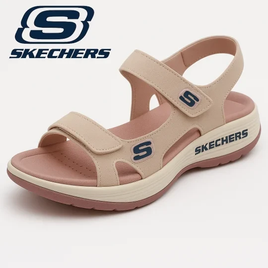 Novas sandálias ortopédicas femininas Skechers a partir de 2025