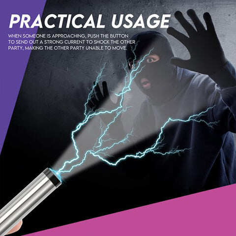 CANETA DE CHOQUE ULTRA TÁTICA DE ALTO DESEMPENHO OVEALLGO™ 25.000.000