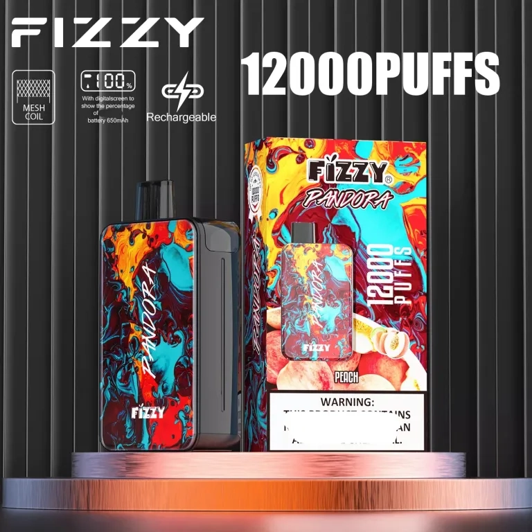 Fizzy Pandora 12000 Puffs LCD Screen Rechargeable Disposable Vapes