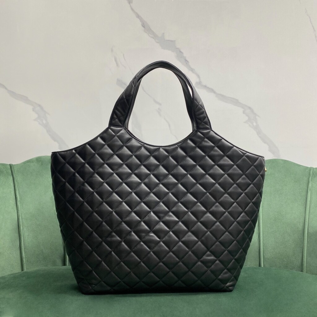 Torba typu tote YSL icare z owczej skóry