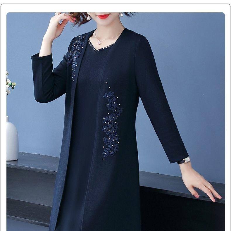 🌸Women's elegant jacket and dress 2-piece set