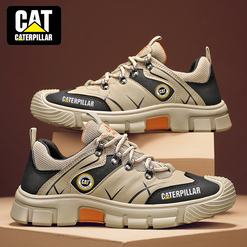 Calçados de trabalho casuais antiderrapantes e impermeáveis ​​masculinos CAT®2025